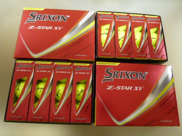 ◆2025年！新発売/新品◆SRIXON/スリクソン/日本正規品 NEW Z-STAR XV/イエロー/2ダース/日本仕様モデル！/ダンロップ◆松山秀樹！