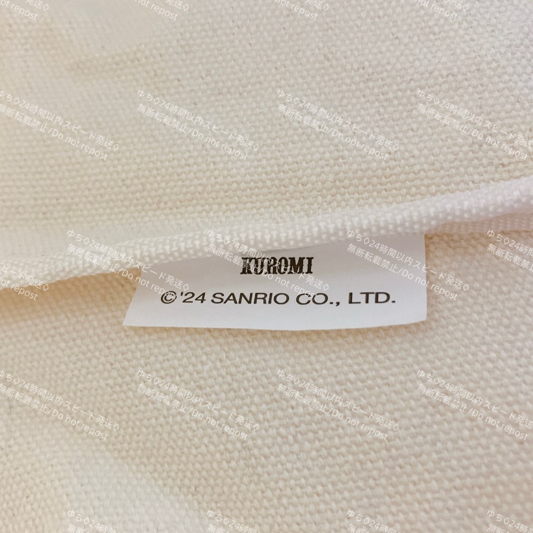 海外限定 サンリオ トートバッグ ハンドバッグ サブバッグ ランチバッグ 手提げ シンプル オシャレ 可愛い クロミ_画像8