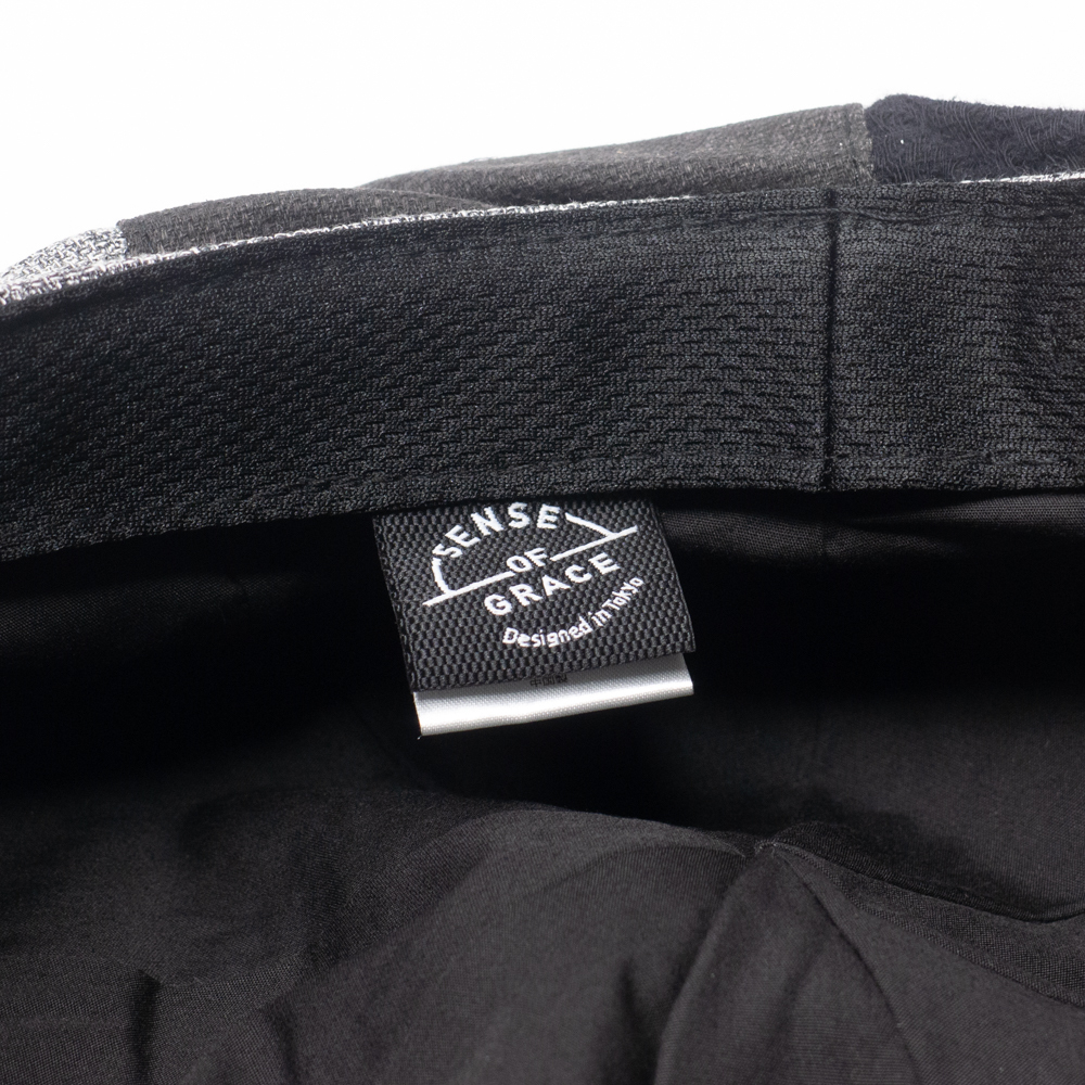 新品 SENSE OF GRACE パッチワークキャスケット ブラック_画像6