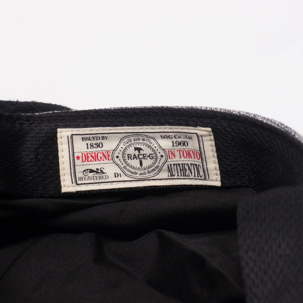 新品 SENSE OF GRACE パッチワークキャスケット ブラック_画像7