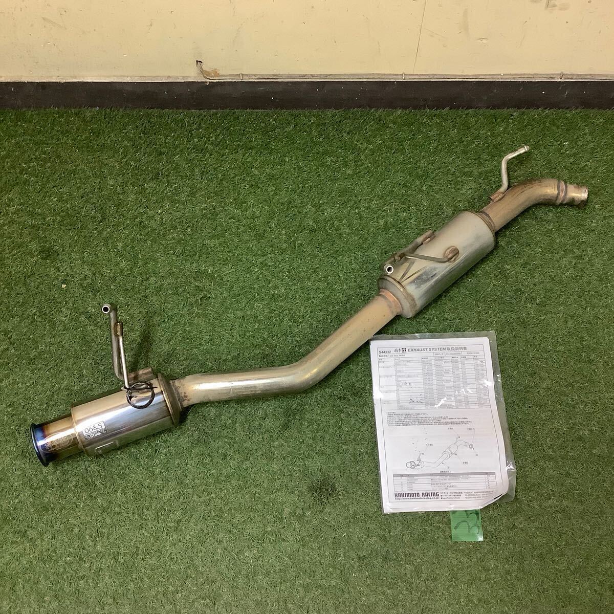 柿本改 GT box 06&S マフラー S44332 MH34S ワゴンR MK32S MK42S スペーシアカスタム 管番3330_画像1