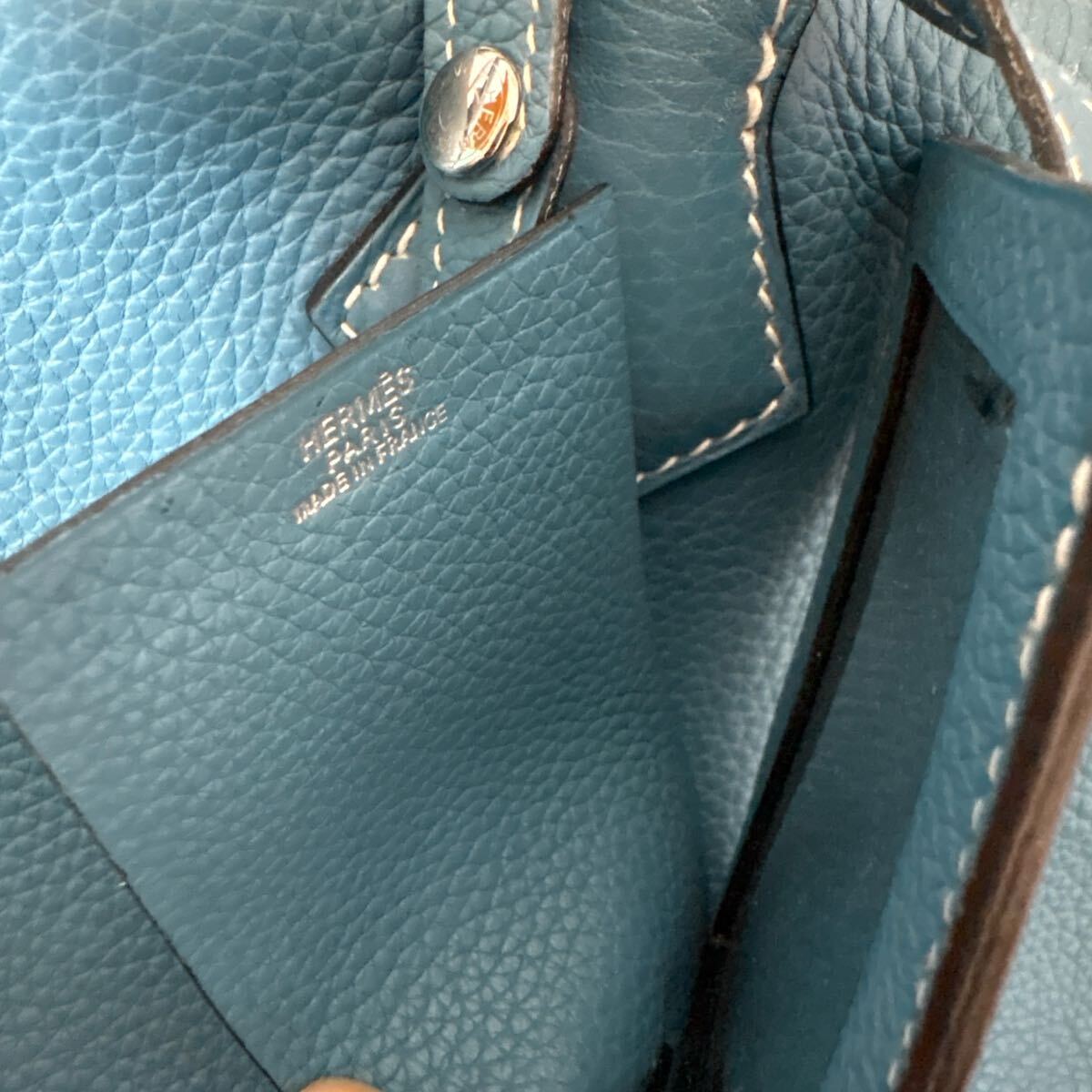 *オシャレ*【HERMES】ヴィクトリアII トートバッグ 35 エルメス HERMES バッグ ヴィクトリアⅡ フールトゥ35 ブルー
