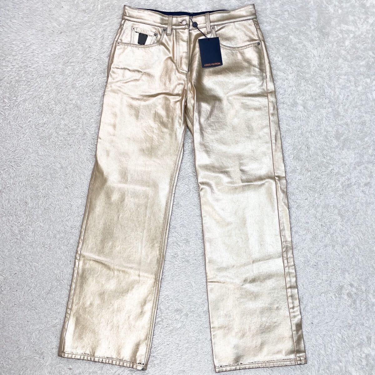LOUIS VUITTON デニム 38 希少美品 38サイズ ルイヴィトン LOUIS VUITTON モノグラム