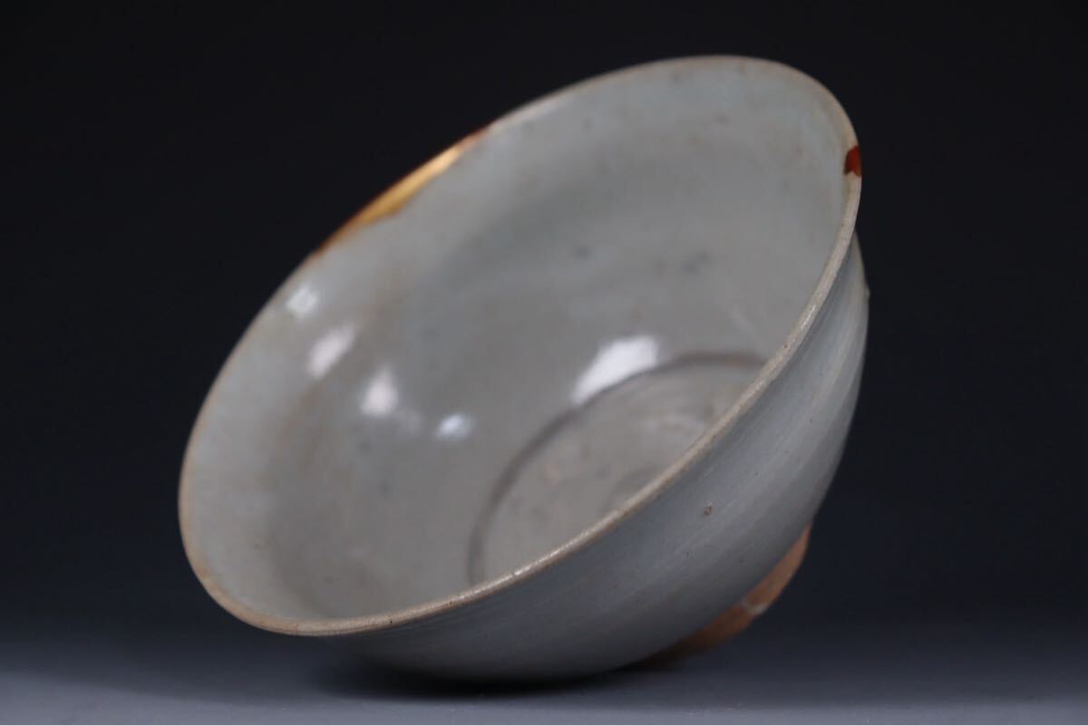 【李朝コレクター放出品❗】李氏朝鮮時代　朝鮮古陶磁器　李朝白磁　茶碗　茶道具茶器 李朝コレクター放出品❗】李氏朝鮮時代 朝鮮古陶磁器 李朝白磁