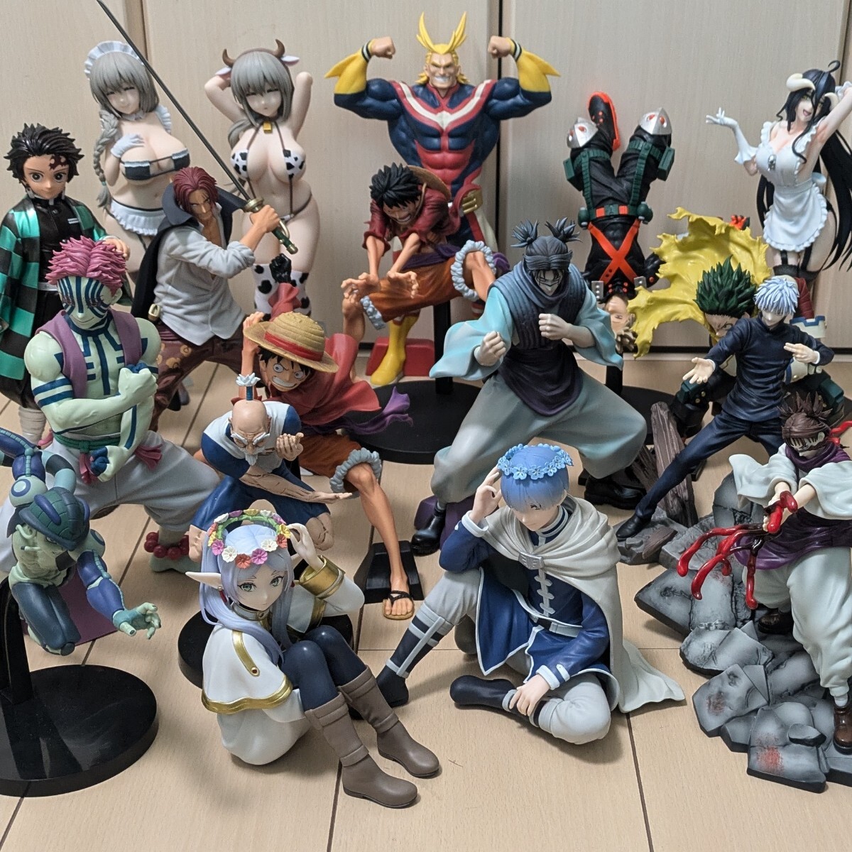 プライズフィギュアまとめ売り ワンピース 呪術廻戦 ナルト 美少女 ヒロアカ プライズ フィギュア まとめ売り 開封品 ジャンク ジャンプ系 美