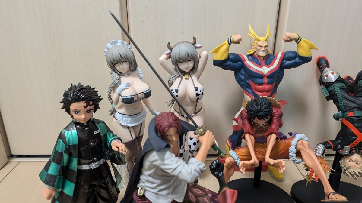 プライズフィギュアまとめ売り フリーレン アルベド 美少女 ワンピース 鬼滅の刃 プライズ フィギュア まとめ売り 開封品 ジャンク ジャンプ系 美