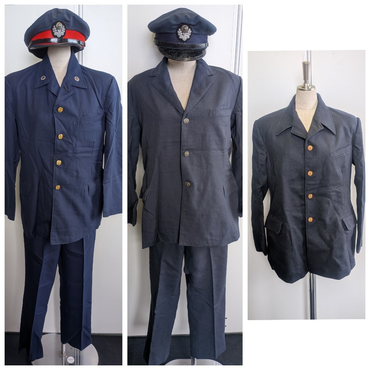 旧国鉄 夏物制服(笛付き) 旧国鉄 夏物制服(笛付き) 旧国鉄 夏物制服(笛付き)