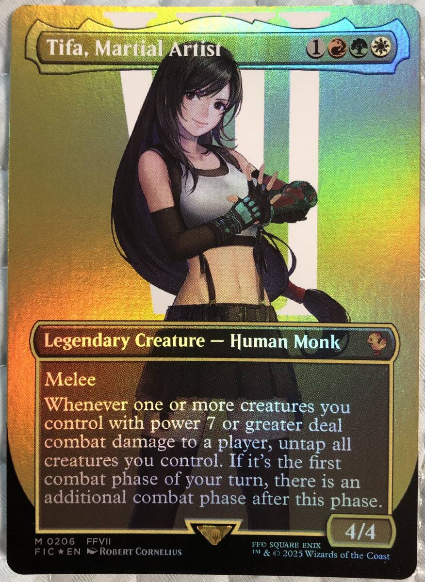 MTG FF 格闘家、ティファ ボーダレスfoil 英語版 206 MTG FF 格闘家、ティファ ボーダレスfoil 英語版 206 Tifa