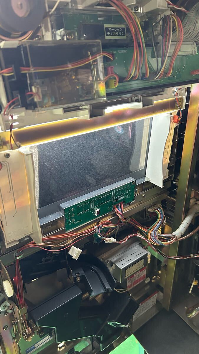 IRIS ☆ レア 希少 麻雀物語 2 4号機 スロット実機 夏パネル 4号機 パチスロ実機 麻雀物語2 家庭用電源 夏パネル 平和