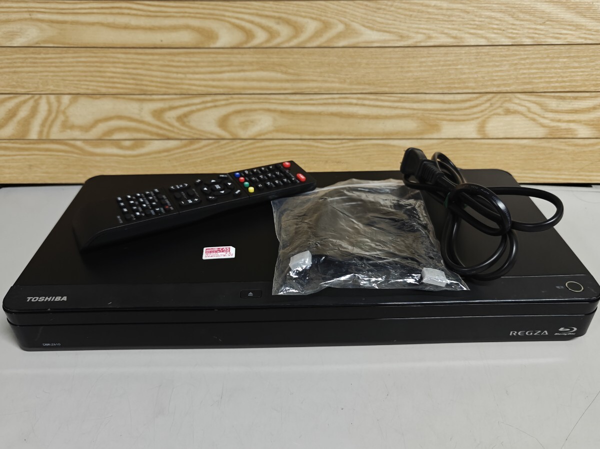 撤底整備、動作保証★16年製★東芝/REGZA★HDD/BDレコーダー★DBR-Z610★500GB★2番組同時録画★3D対応機 .リモコン、HDMI付 良品(3254)