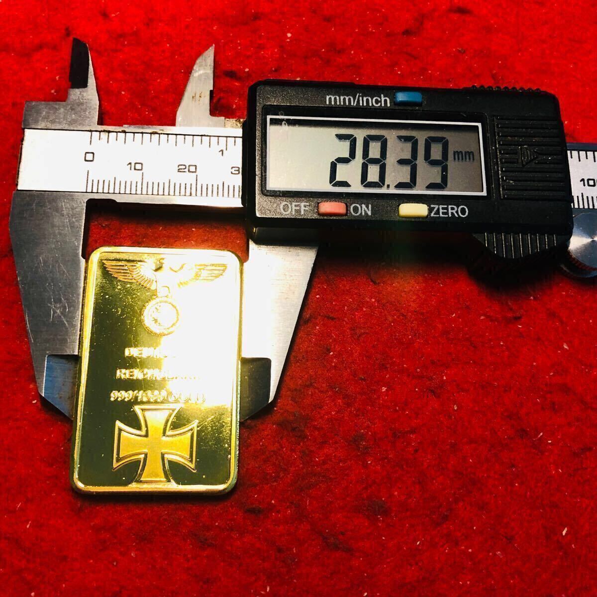A562 ドイツ 帝国銀行 ゴールドバー 美品 大型金貨 カプセル付き 外国古銭 ドイツ 帝国銀行 ゴールドバー 美品 大型金貨 カプセル