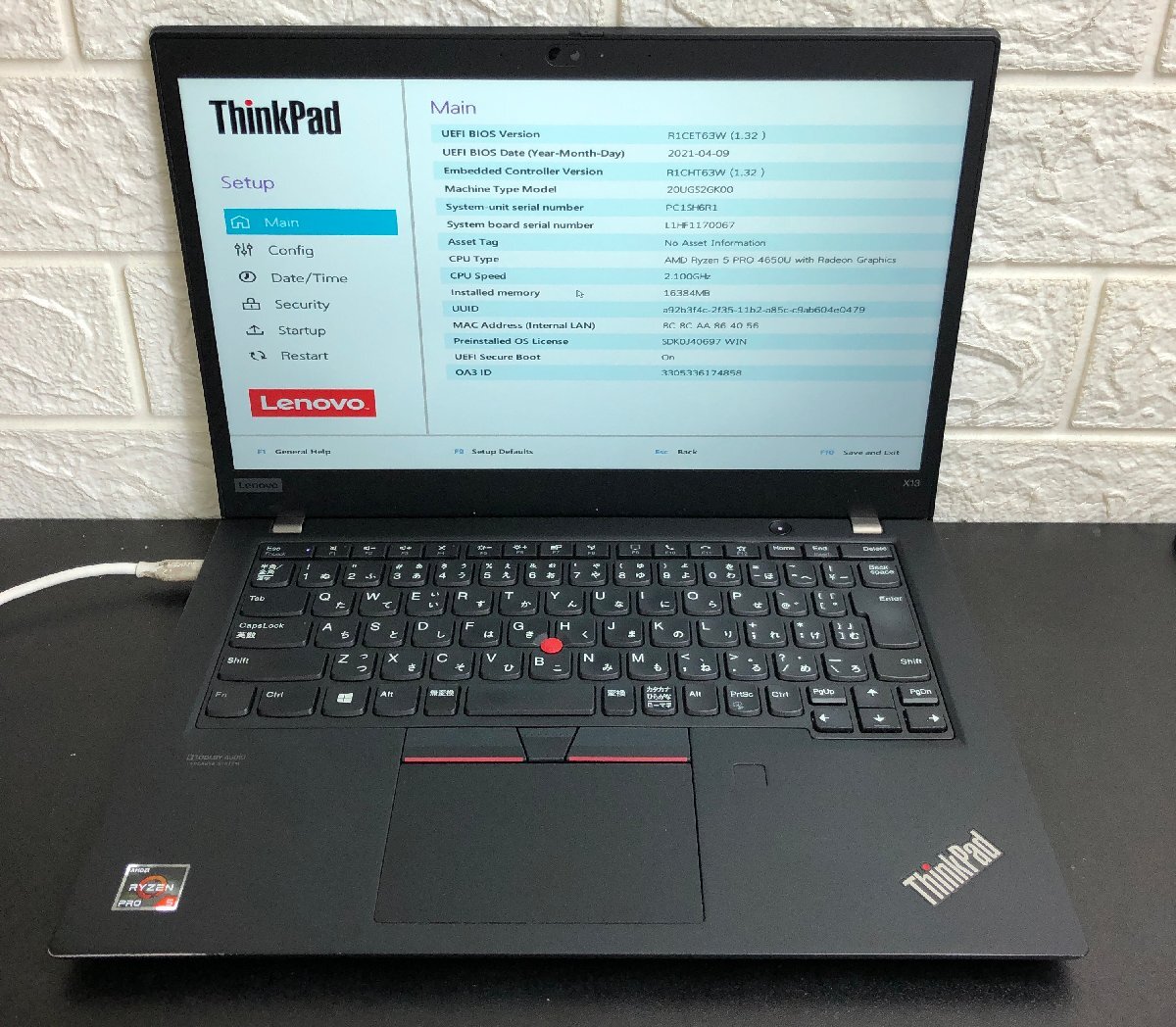 Lenovo 6th ThinkPad X1 Carbon 2018 ジャンク 管理:2802/ジャンク扱い Lenovo ThinkPad X1 Carbon Gen 6th 14