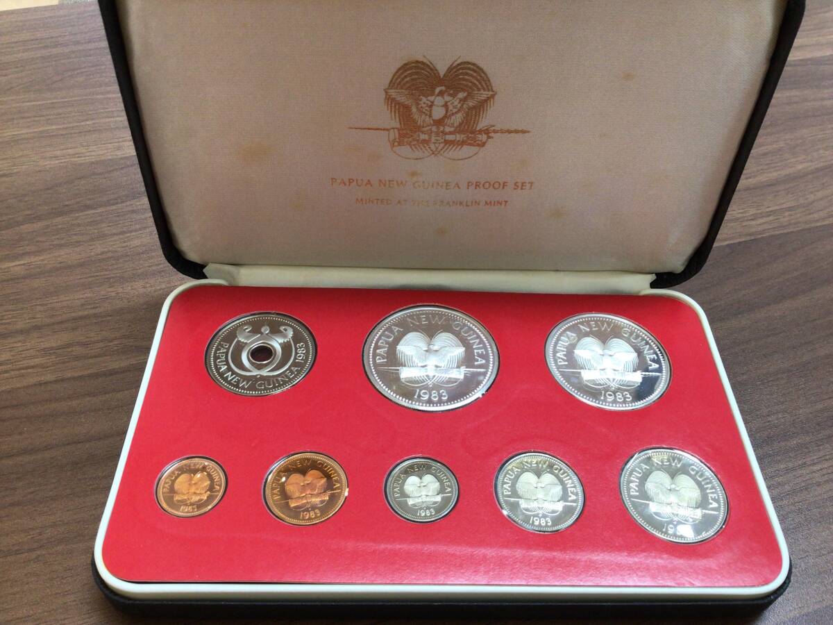 1980年 ガイアナ共和国 公式通貨 プルーフ コインセットフランクリンミント製 Yahoo!オークション -「ガイアナ共和国」(硬貨) (貨幣)の落札