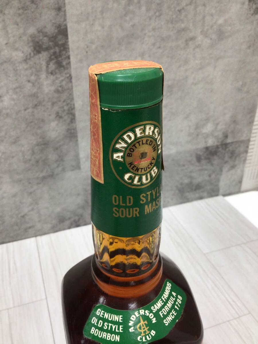 4085□未開栓 ANDERSON CLUB アンダーソン クラブ 10年