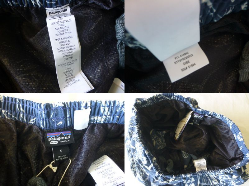 未使用!! patagonia Men's Baggies Shorts 5インチ -S- SP22 バギーズショーツ パタゴニア PATAGONIA patagonia カラビナ ピトン_画像5