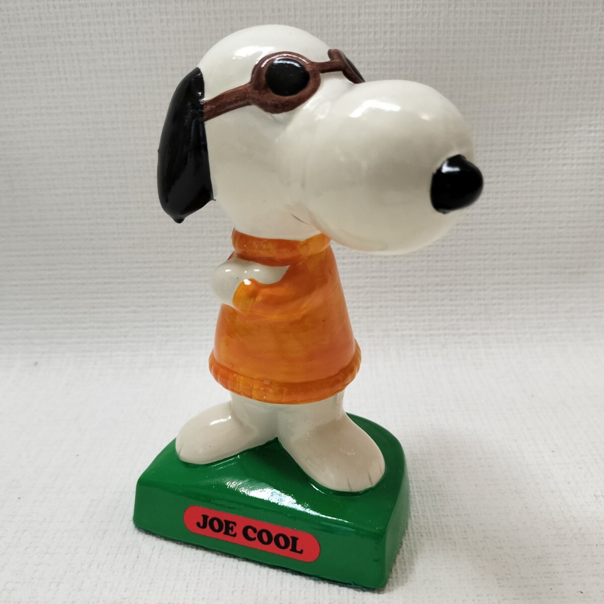 スヌーピー フィギュア レアビンテージ 1970年代 ①ビンテージ Determined ピーナッツ スヌーピー PEANUTS SNOOPY