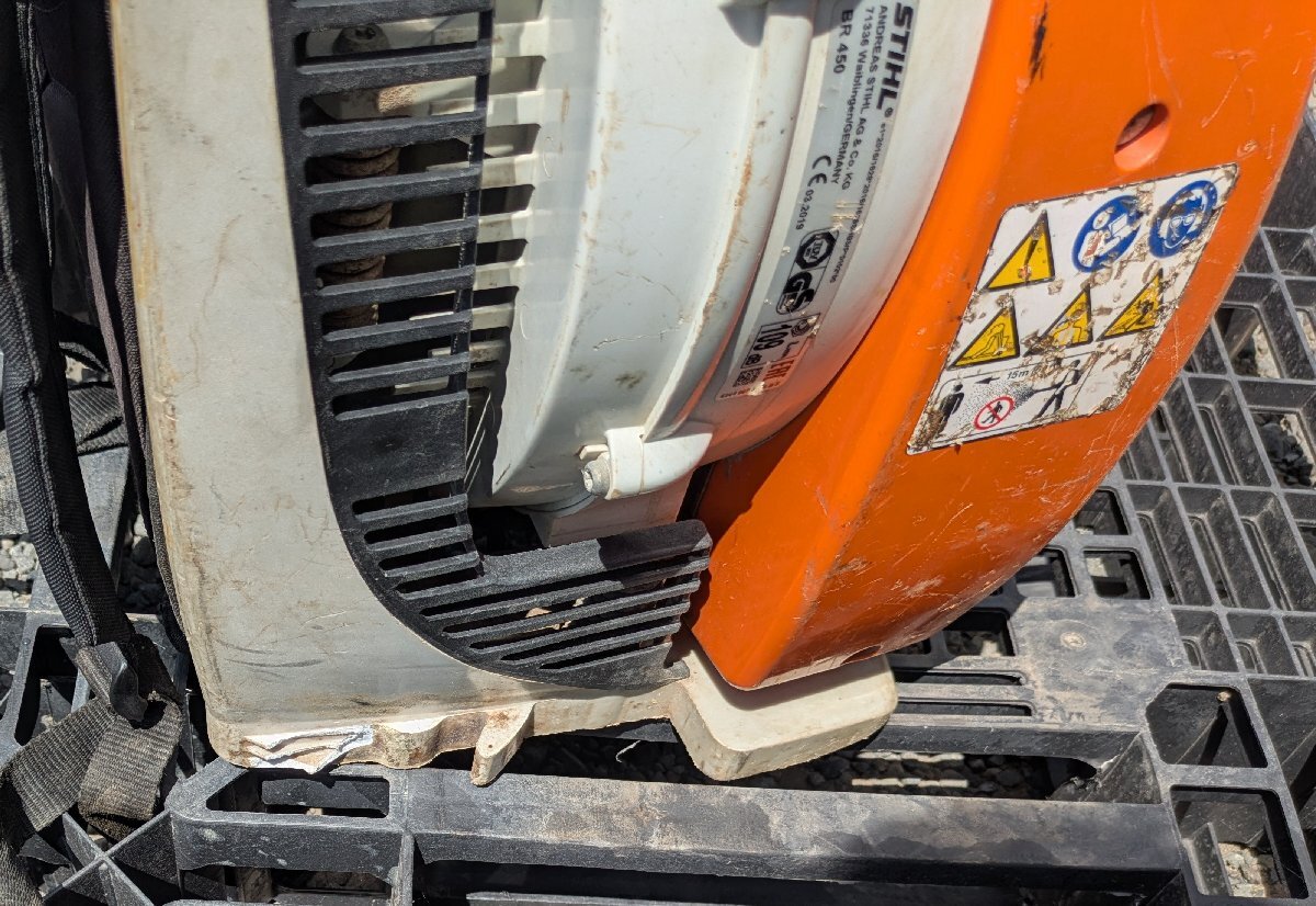 スチール　2サイクルエンジンブロワー　BR450　訳アリ値引き_画像3