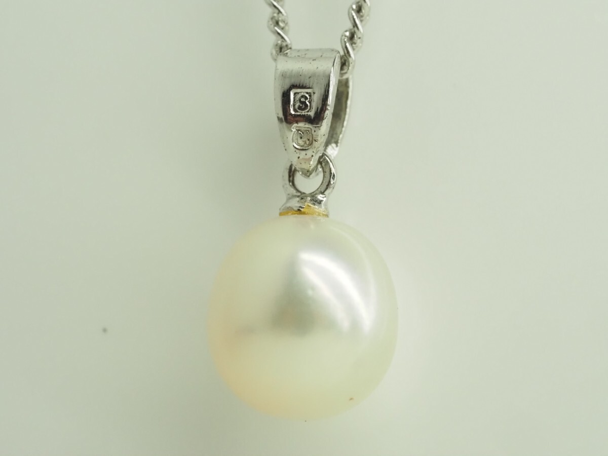 MIKIMOTO ペンダントトップ MIKIMOTO ミキモト 天然パールペンダントトップネックレス