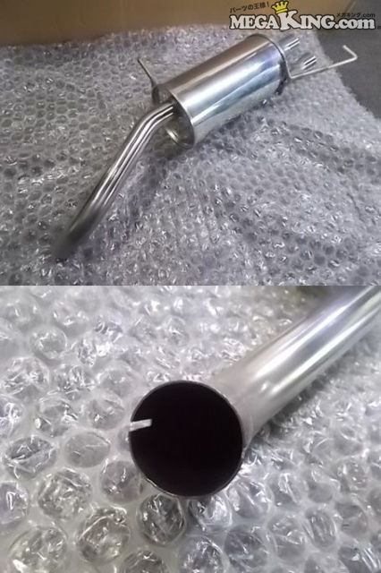 ★新品☆2002年~2005年9月 VW フォルクスワーゲン 9NBBY ポロ 丸目 1.4L NA WOLFIX マフラー ダブル 2本出し / N3-070_画像4