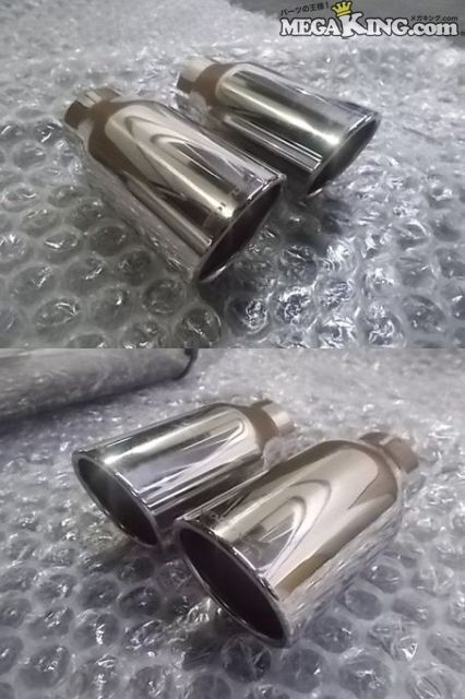 ★新品☆2002年~2005年9月 VW フォルクスワーゲン 9NBBY ポロ 丸目 1.4L NA WOLFIX マフラー ダブル 2本出し / N3-070_画像8