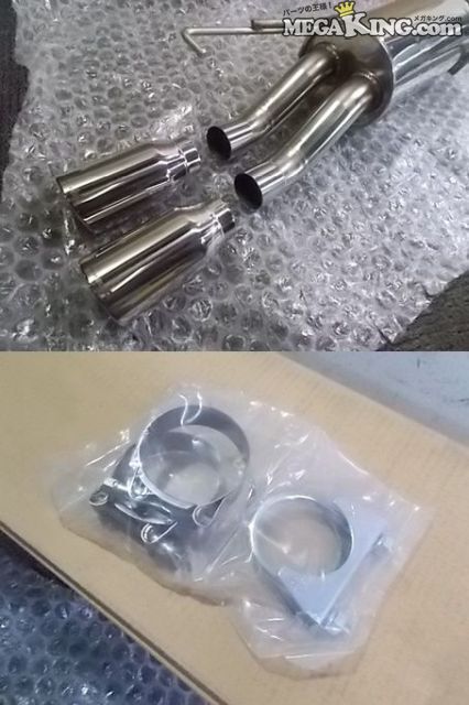 ★新品☆2002年~2005年9月 VW フォルクスワーゲン 9NBBY ポロ 丸目 1.4L NA WOLFIX マフラー ダブル 2本出し / N3-070_画像10