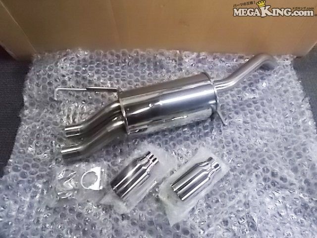 ★新品☆2002年~2005年9月 VW フォルクスワーゲン 9NBBY ポロ 丸目 1.4L NA WOLFIX マフラー ダブル 2本出し / N3-070_画像1