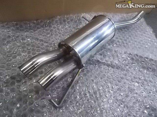 ★新品☆2002年~2005年9月 VW フォルクスワーゲン 9NBBY ポロ 丸目 1.4L NA WOLFIX マフラー ダブル 2本出し / N3-070_画像3