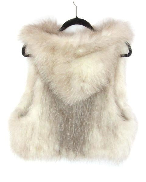 デイジーリン フォクシー FOXEY ベージュ ファー ベスト F