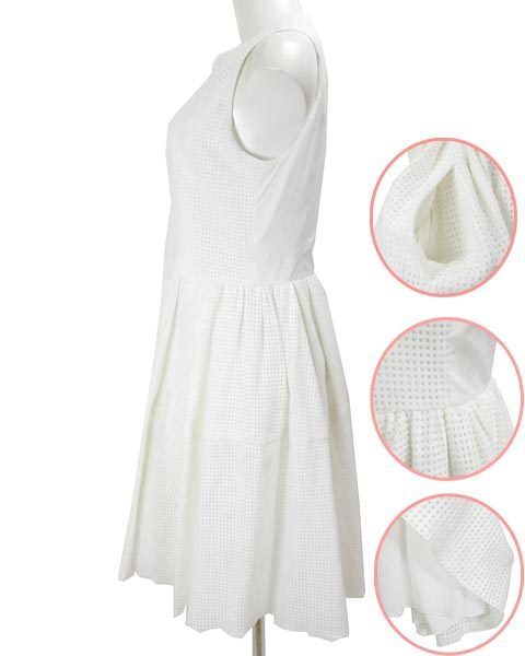 フォクシーデイジーリン　Lily ワンピース　ホワイトカラー付き デイジーリンforフォクシー ワンピース 36348 Daisy Washable