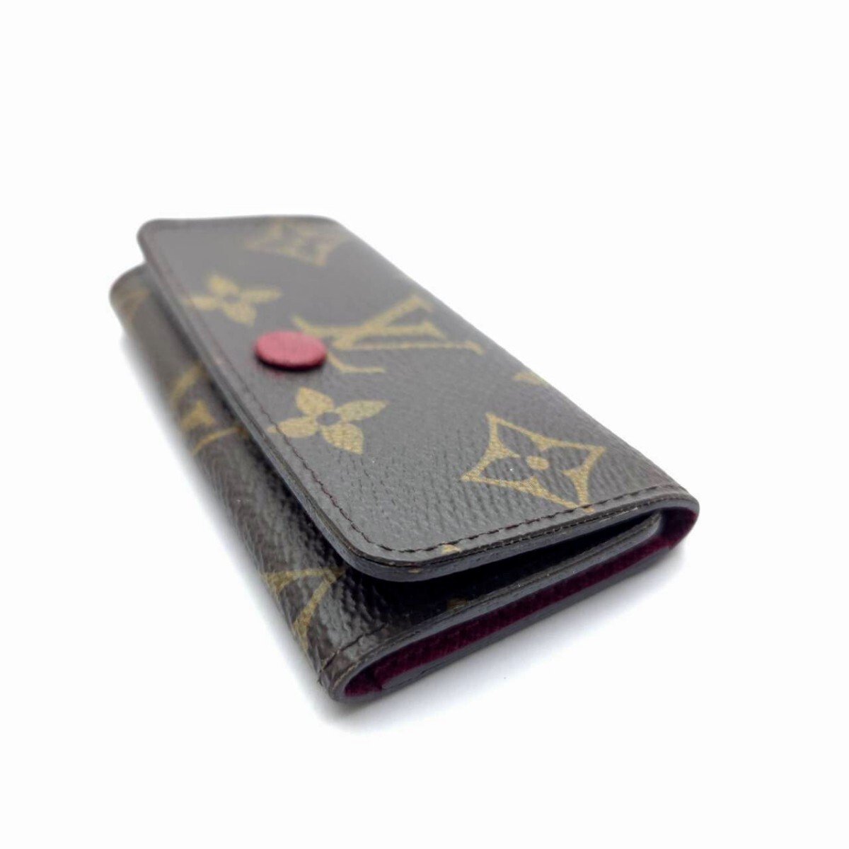 キーケース 4連 LOUISVUITTON モノグラム フューシャ メモB4