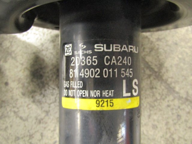 *[65H+EG1] BRZ ZC6 SACHS Sachs оригинальный задняя стойка RS-R TI2000 springs заниженная подвеска есть левый и правый в комплекте [20365 CA240]* не проверено 