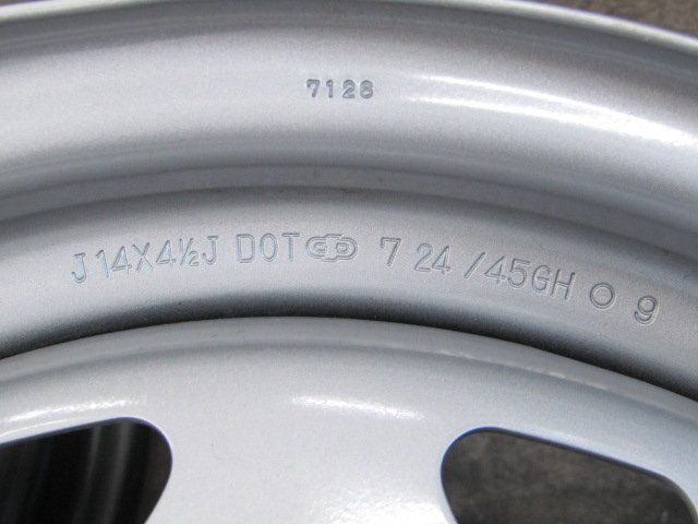 *[92J D1] неоригинальные железные диски 14×4.5J 100/114.3-4MH 4 шт. комплект для одной машины легкий автомобильный 