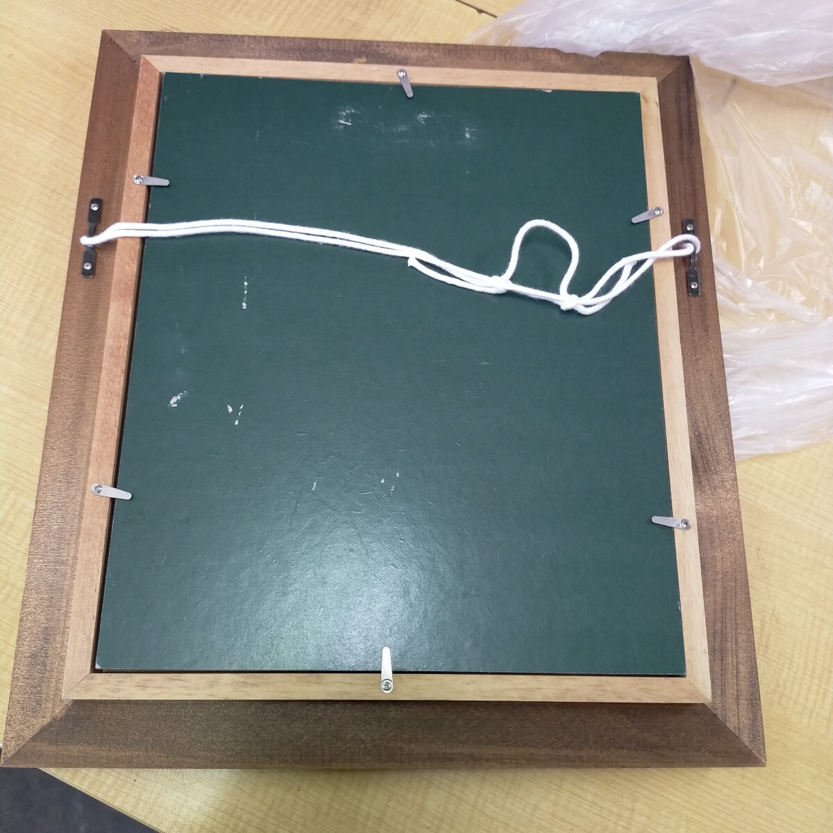 油彩絵真作、網谷義郎「人」額装あり、人物画、アート、インテリア美術品_画像4