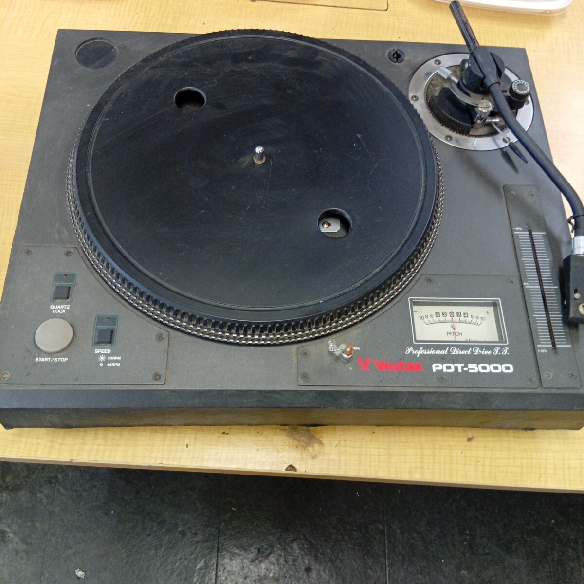 VESTAX PDT-5000 ターンテーブル レコードプレーヤー ベスタクス ジャンク品_画像1