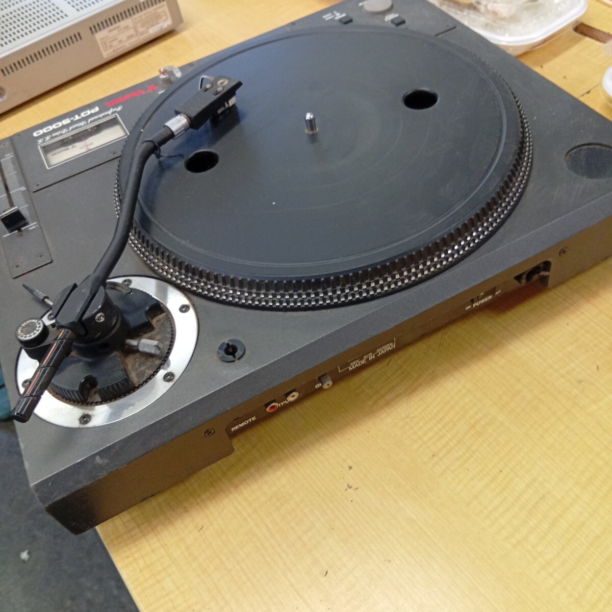 VESTAX PDT-5000 ターンテーブル レコードプレーヤー ベスタクス ジャンク品_画像5