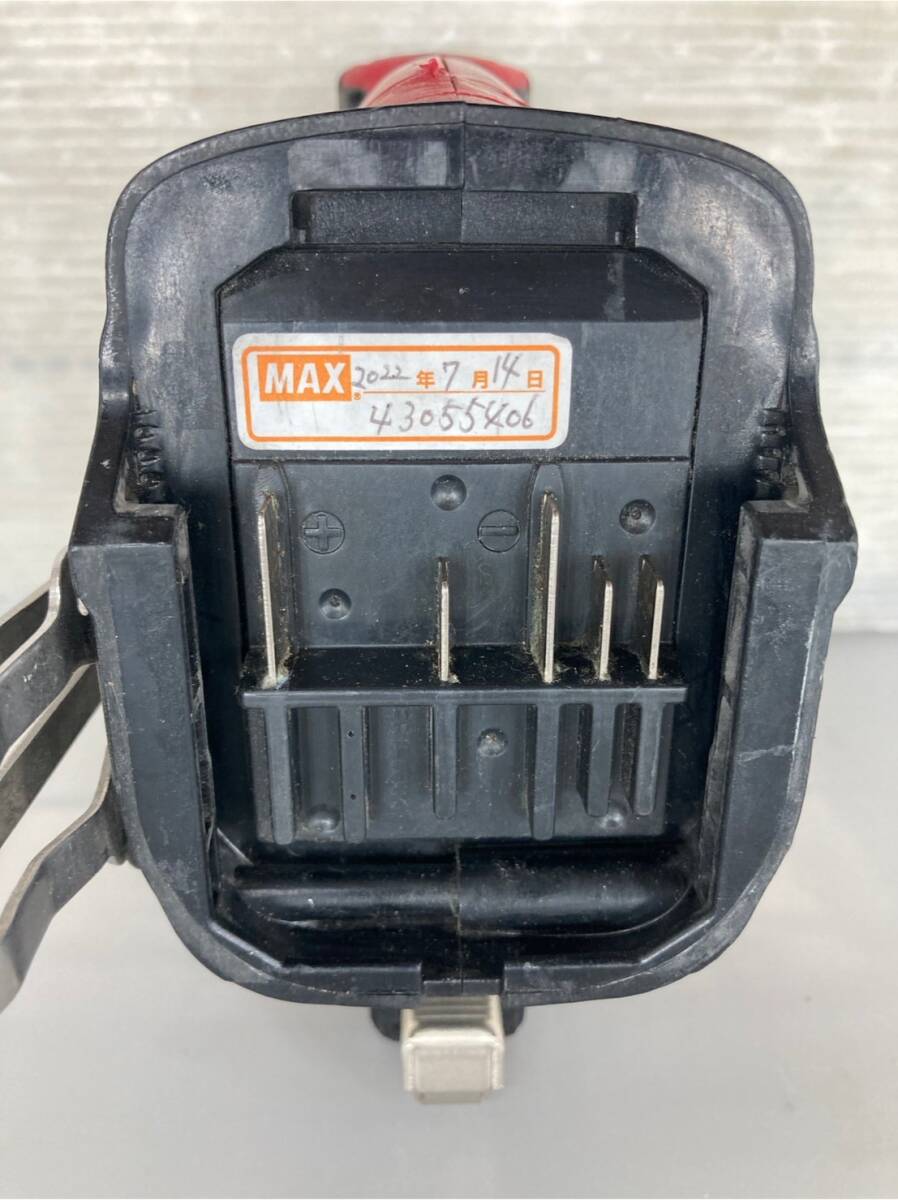中古品】【0924】☆MAX(マックス) 10㎜ 14.4/18v充電式タッカ TG