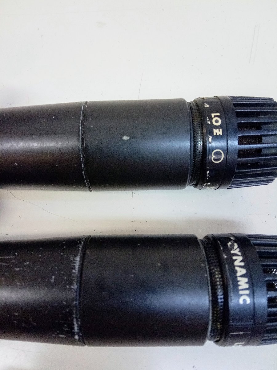 shure sm57 マイク ソフトケース 中古品 SHURE SM57 2本セット ダイナミックマイク中古品 ソフトケース