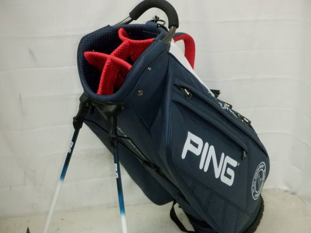 PING ピン 9.0型 アスリートプロモデル スタンド（BKｘRED） 世界的に有名な ピン PING 9.0型 スタンド（BKxRED） アスリート