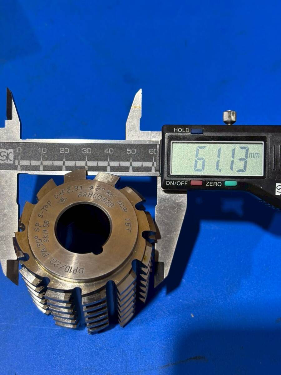 AZUMI MFG　アヅミ　グランドホブカッター　 歯切　旋盤　ホブ HOB　SKH55　88H60520　DP10/20PA30°S-TOP15T（へ359）
