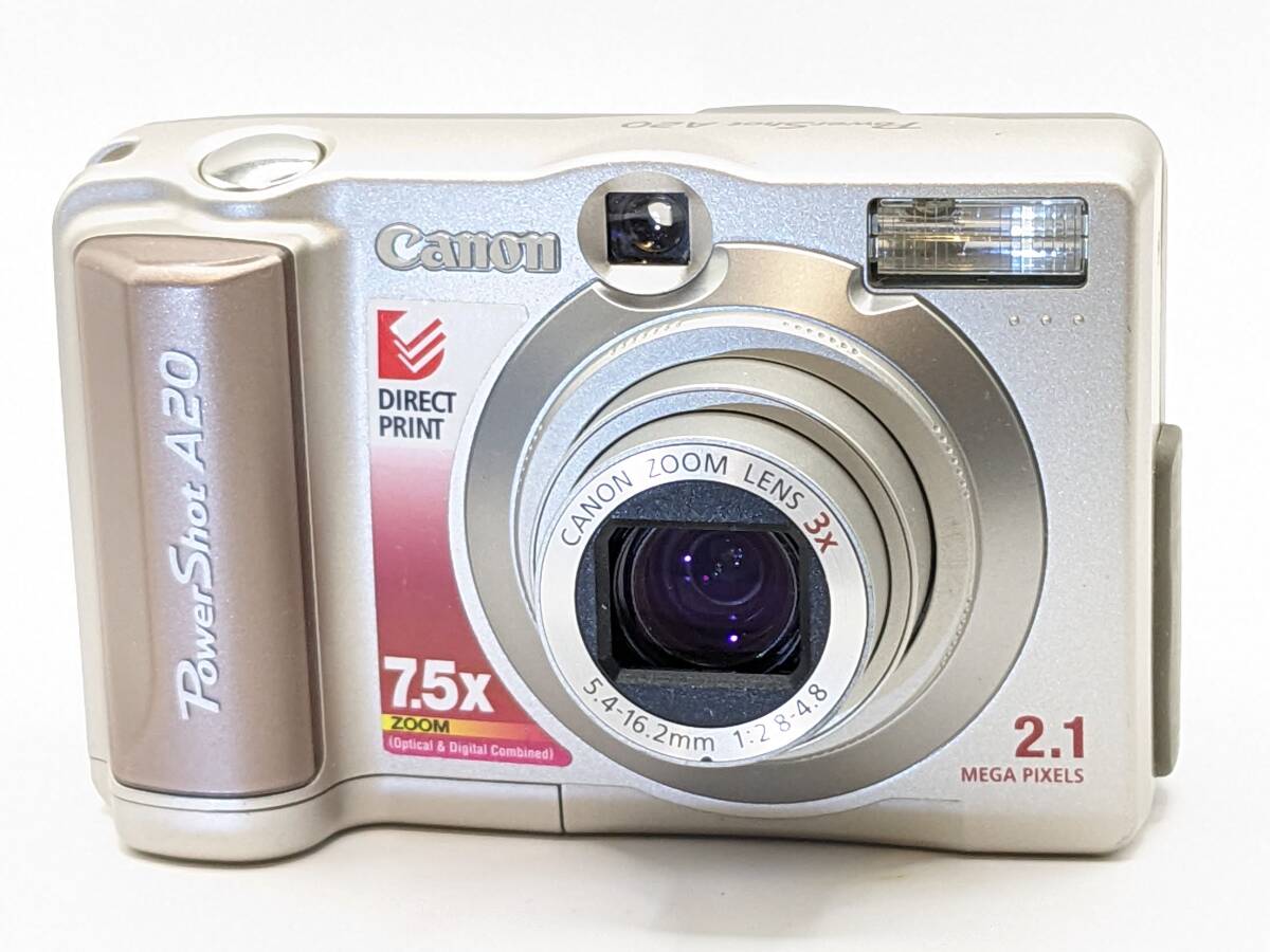 【動作OK】【美品】☆Canon 『PowerShot A20』PC1007 動作OK】【美品】☆Canon 『PowerShot A20』PC1007 Vintage