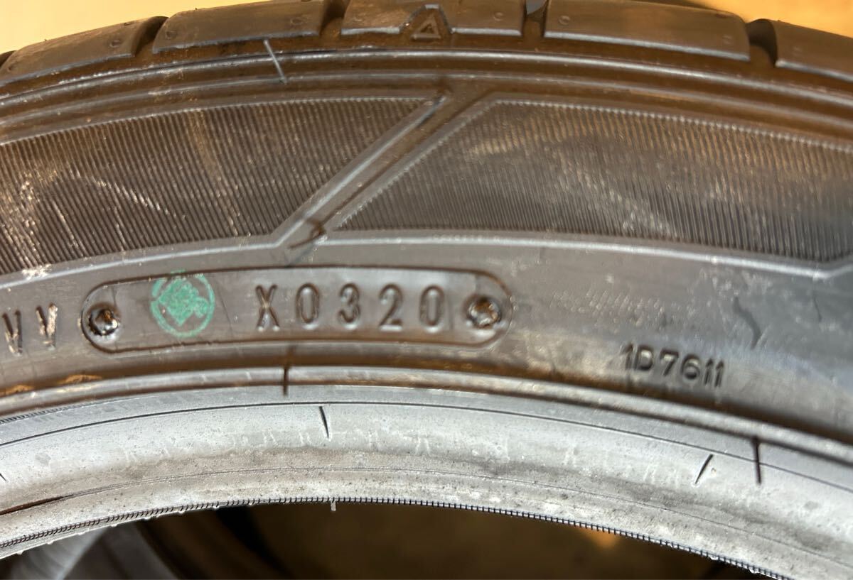 送料別 235/45R18 94Y 2020年未使用 4本夏タイヤ(SDL030) ダンロップ スポーツマックス050 235/45/18 235-45-18_画像3