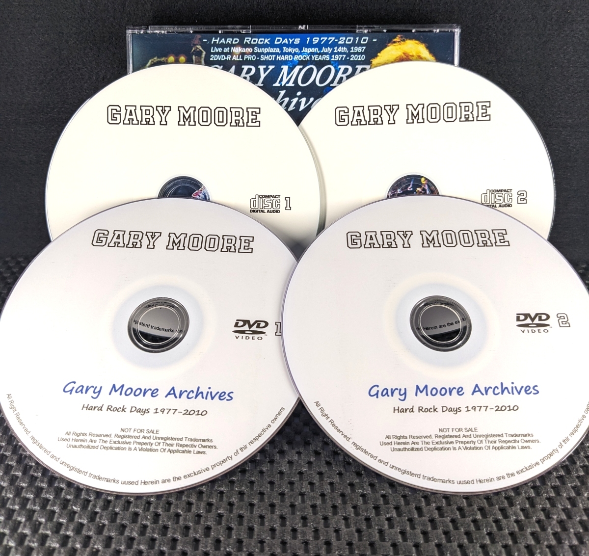 ゲイリー?ムーア - Gary Moore Archives - Hard Rock Days 1977-2010