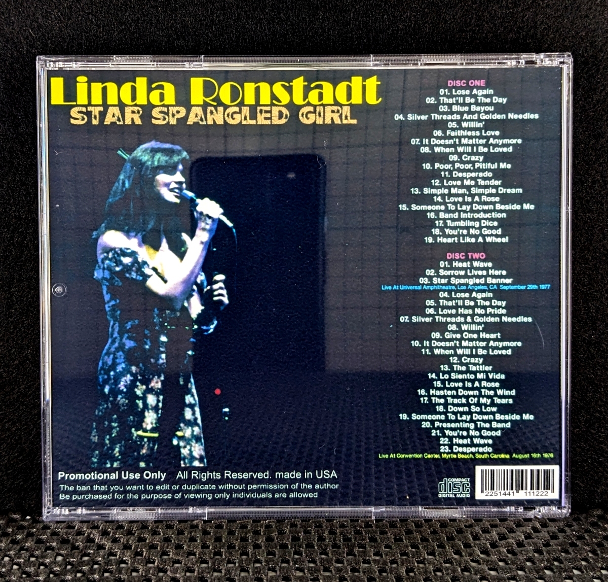 リンダ・ロンシュタット - Star Spangled Girl 1976-1977 - Linda Ronstadt_画像2