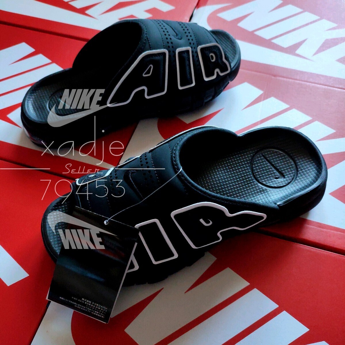 NIKE ナイキ モアテンサンダル 27cm us9 黒 ブラック 新品 正規品 NIKE ナイキ エア モア アップテンポ モアテン