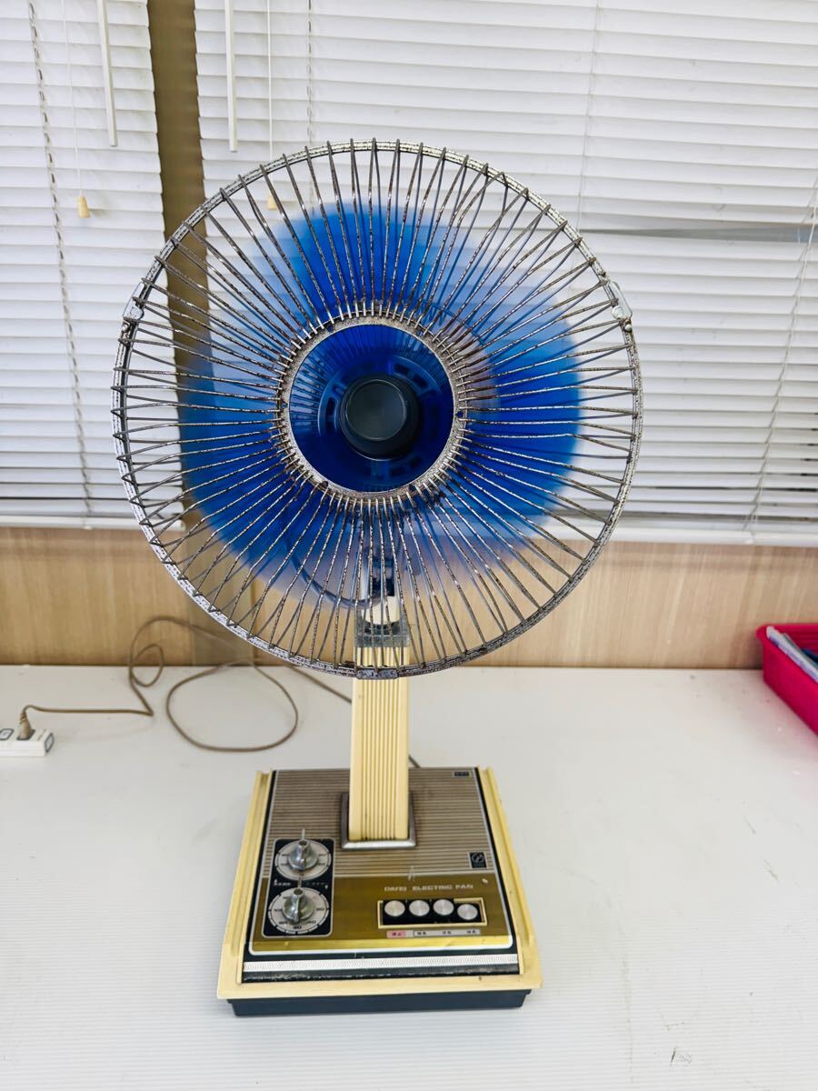 ダイエー扇風機 CF30K7 昭和レトロ 扇風機 首振り 動作品 リビング扇 当時物
