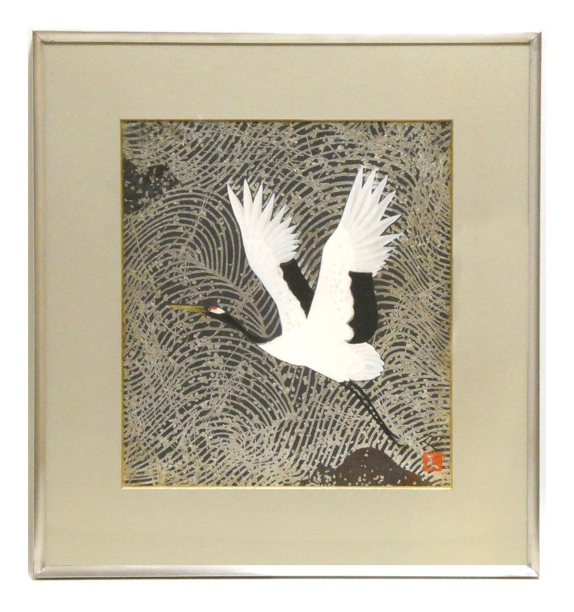 加山又造、丹頂鶴、希少画集画、新品高級額装付 加山又造、丹頂鶴、希少画集画、新品高級額装付 - メルカリ