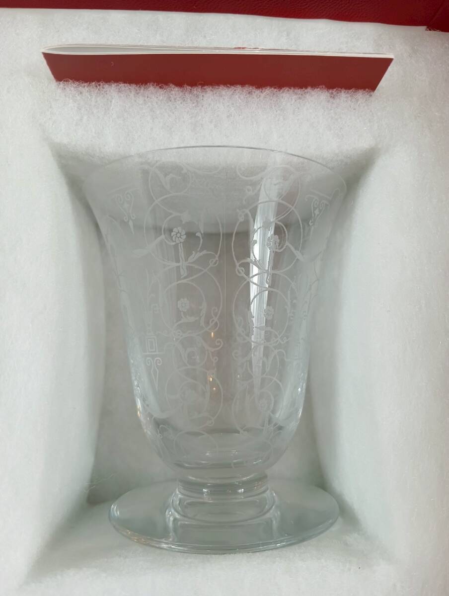 未使用　Baccarat　バカラ　ミケランジェロ　フラワー　グラス　2個セット_画像2