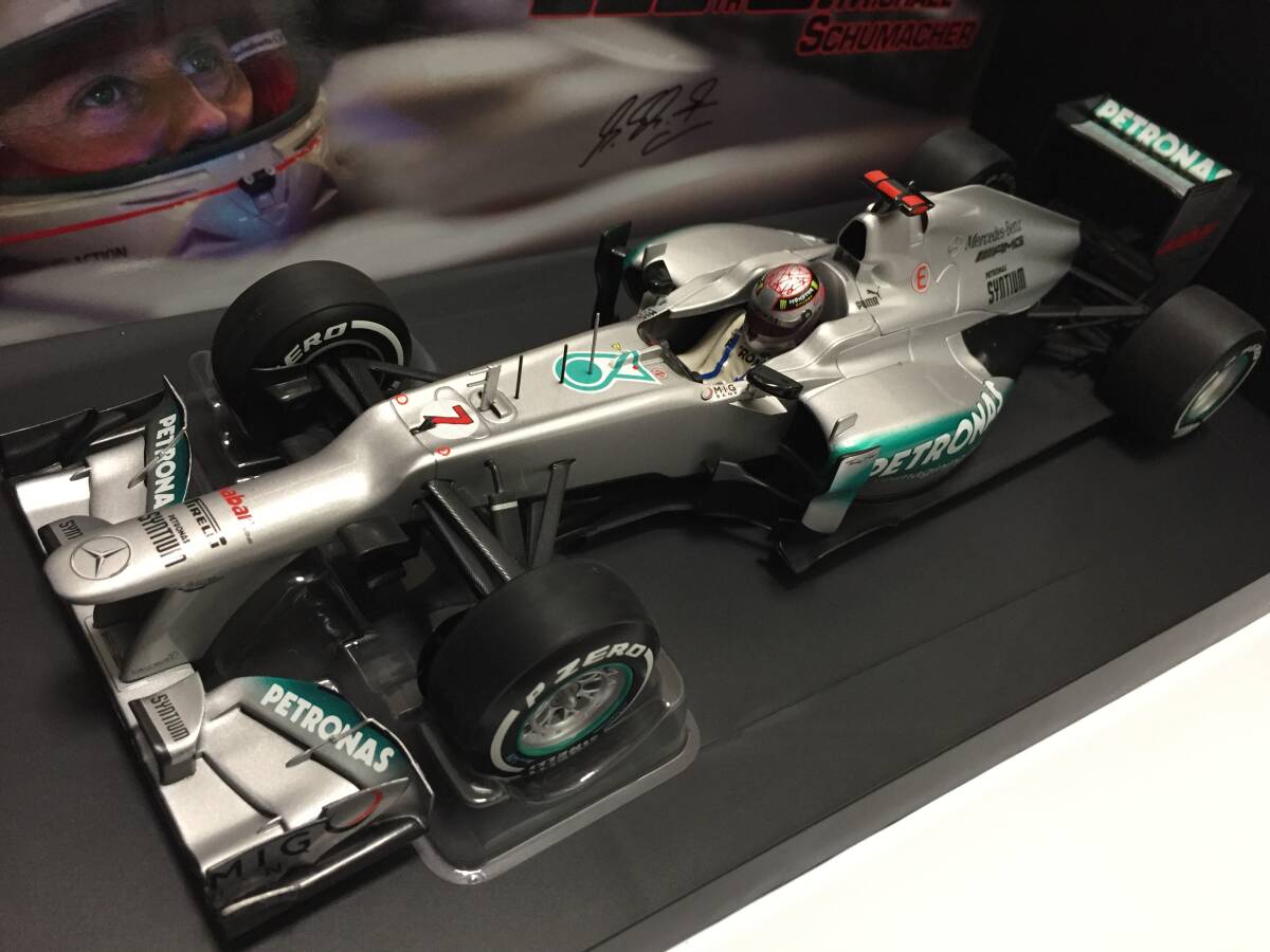 メルセデス AMG ペトロナス W03 #7 シューマッハ 稀少品✨メルセデス AMG ペトロナス W03 #7 シューマッハ 1/43