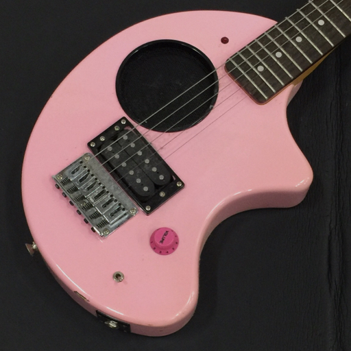ジャンク❗THE3名様限定品❗激レアぞうさんエレキギター 限定版 フェンダー フェルナンデス エレキギター ZO-3 ぞうさんギター ピンク 純正