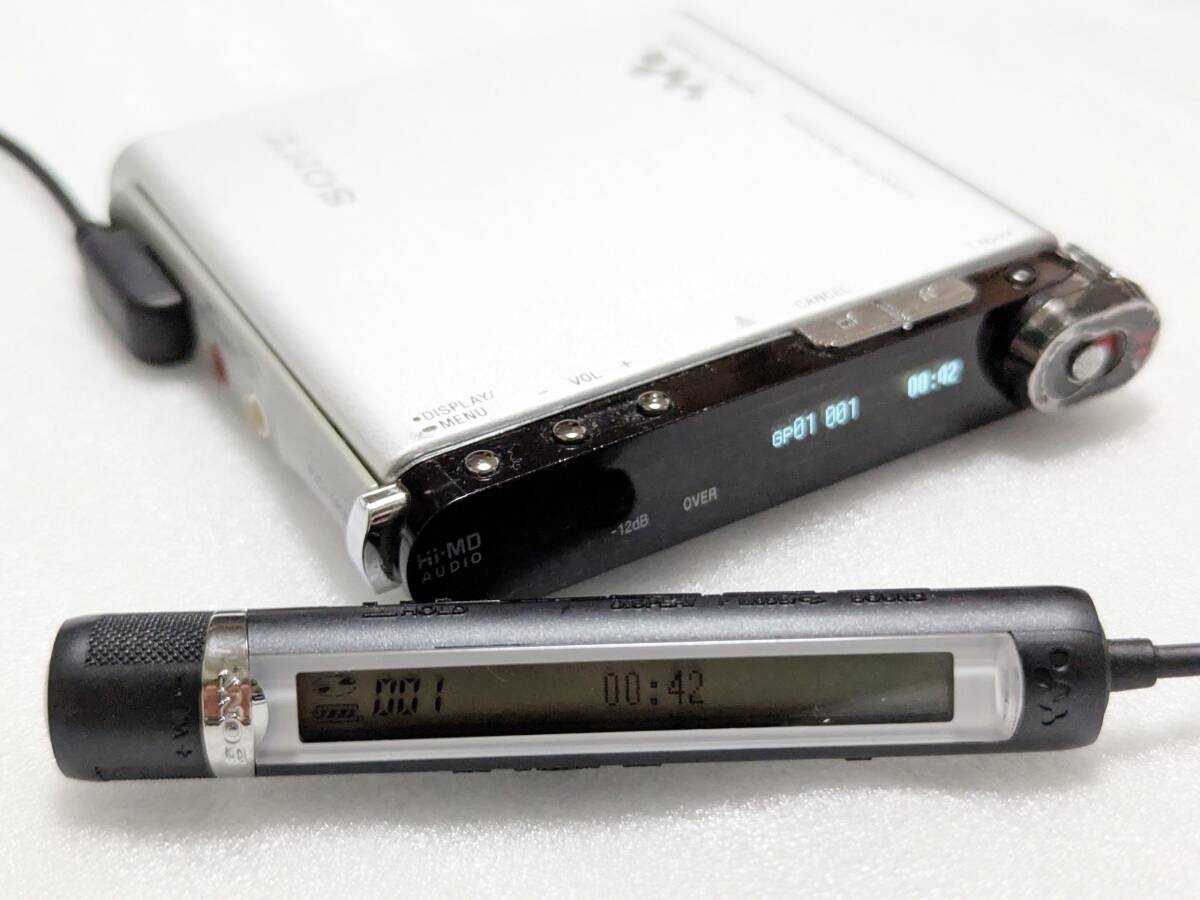 ソニー(SONY) MDウォークマンHi-MD MZ-RH1シルバー録再対応本体 送料無料 録再良好 SONY MZ-RH1 シルバー 高音質HDデジタル